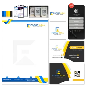 Roots of Rise - Logo, Business Card, LetterHead, Link-in-Bio, Digital Business Card, and QR Code